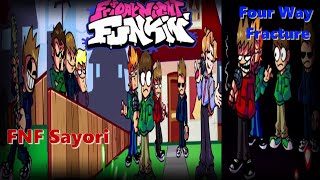 FNF Sayori vs tord Four way fracture Friday Night Funkin فرايدي نايت فانكين 🎤 [upl. by Lorusso]