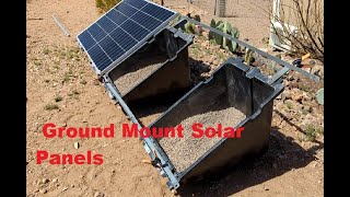 Ground Mount Solar Panels with ROCKS [upl. by Asenej]