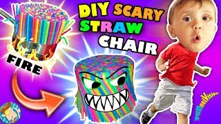 DIY Baby Chair of Straws Vlog [upl. by Milone721]