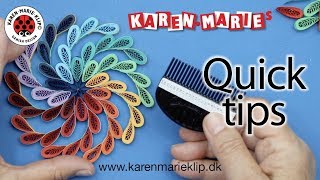 Quilling Quick Tips  June Mandala [upl. by Maclay815]