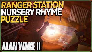 Ranger Station Nursery Rhyme Puzzle Alan Wake 2 [upl. by Sipple]