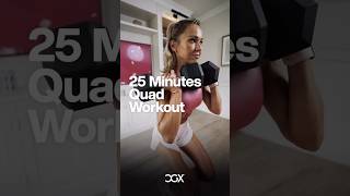 25 Minutes Quad Workout  GymWorlds  Caroline Girvan shorts short shortvideo [upl. by Araj517]