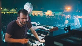 Kiasmos amp Nils Frahm live improvisation at Haldern Pop Festival 2015 [upl. by Htieh]