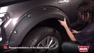 WARN 4X Fender Flares Install [upl. by Nedla]