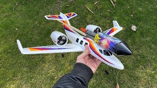 Rocket powered RC Jet Airplane  Super Acceleration [upl. by Adnoved]