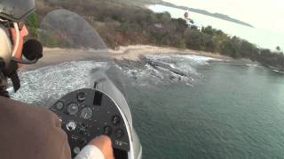 Gyrocopter stunt  Flying at very low level in FULLHD [upl. by Bartolome831]