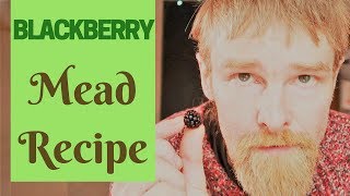 Blackberry Mead  Fantastic mead recipe [upl. by Acissej]