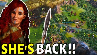 Civ 6  Boudica Is BACK And She’s AWESOME – 1 Deity Celts Civilization VI [upl. by Bechler]