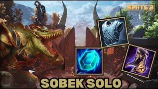 SOBEK SOLO TAKES 400 DMG FROM KUKU ULTS  GRANDMASTERS SOBEK SOLO SMITE 2 CONQUEST [upl. by Imorej]