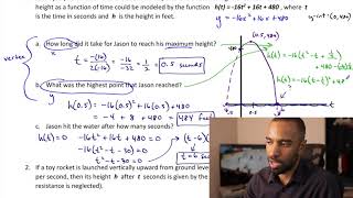 Quadratic Word Problems practice problems [upl. by Adlecirg]