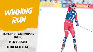 Amundsen opens 2024 with a scintillating win in Toblach  FIS Cross Country World Cup 2324 [upl. by Liuka]