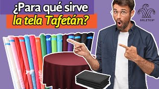 ¿Para qué sirve la tela Tafetán  Tergal Stretch  Arletex [upl. by Llehcal864]