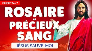 🔴 ROSAIRE au PRÉCIEUX SANG de JÉSUS 🙏 Très PUISSANTE PRIÈRE 247 [upl. by Sayce]