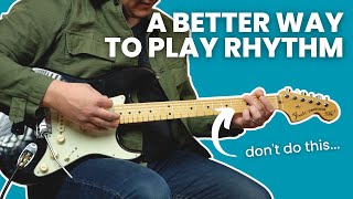 How to play better rhythm chords on electric guitar [upl. by Daniyal]