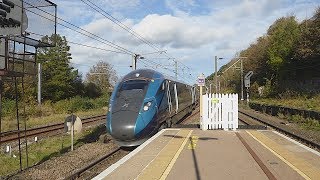 TransPennine Express Class 802 passes BerwickuponTweed 221019 [upl. by Ibmab848]