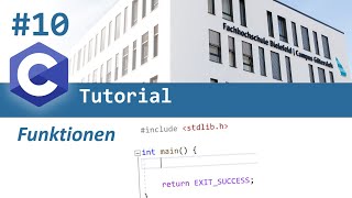 CProgrammierung 10 Funktionen [upl. by Leissam]