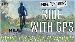 HOW TO USE RIDE WITH GPS  How to Plan a GPS Cycling Route [upl. by Ayekan872]