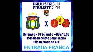 SÃO CAETANO x JABAQUARA  PAULISTA SUB13 [upl. by Aruon]