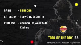 SSHScan  enumerates SSH Ciphers  TOD 165  Briskinfosec [upl. by Corydon]