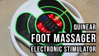 Quinear Foot Massager Electronic Stimulator Review [upl. by Irah]