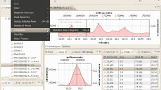 OpenChrom  Peak Detection [upl. by Ellesij]