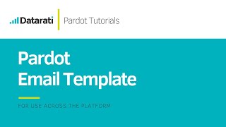 How to Build Pardot Email Templates [upl. by Kcirrem98]