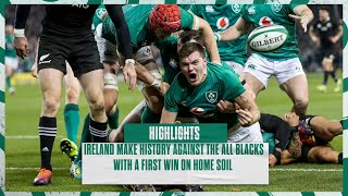 Highlights Irelands Historic First Home Win Against The All Blacks [upl. by Jarek]