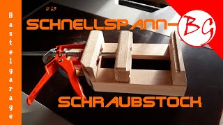 Schnellspann Schraubstock quotNeuquot erstmalig [upl. by Aicilaf]