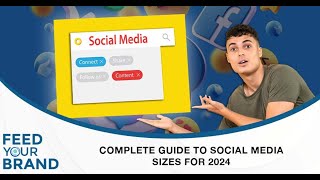 Complete Guide To Social Media Sizes For 2024 [upl. by Attiuqihc]