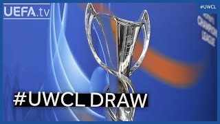 THE UWCL GROUP STAGE DRAW [upl. by Doowle336]