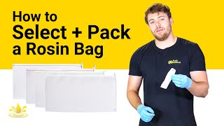 How To Select and Pack a Rosin Bag [upl. by Novoj]