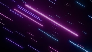 Blender Tutorial ScreensaverNeon Laser Beams Lines Retro Loop [upl. by Lehcyar]