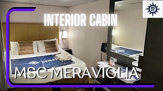 Cruise Cabin Tour MSC Meraviglia Interior [upl. by Hobard]