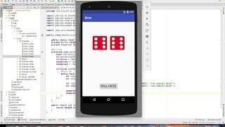 Learn to create a Roll Dice game with Android Studio [upl. by Mac]