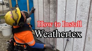 How to install Weathertex Cladding Epi001 [upl. by Jessen]