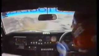 Irish Rally Driver Bertie Fisher amazing driving to avoid a crash at 120 mph [upl. by Ennoirb]