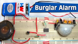 How to Make a Burglar Alarm Project [upl. by Tifanie541]