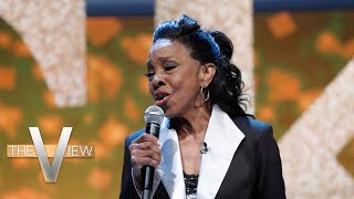 Gladys Knight Performs Midnight Train to Georgia for Whoopi Goldberg’s Birthday  The View [upl. by Eissim860]