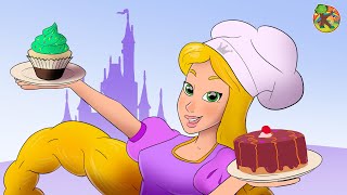 Prenses Rapunzel Masalları PASTACI  KONDOSAN Türkçe  Çizgi Film Çocuk Masalları Prenses Masalları [upl. by Silvan988]