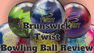 Brunswick Twist Bowling Ball Review – Emax Bowling Ball Reviews [upl. by Winikka]