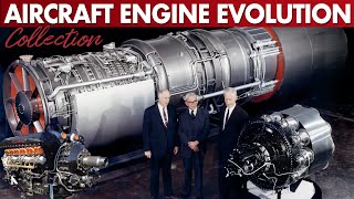 Aircraft Engines  From Propellers To Turbojets To Supersonic Passenger Jets  A Video Collection [upl. by Annaul]