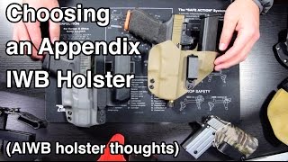 Appendix Carry Holster  How To Choose AIWB holster tips [upl. by Drusie]