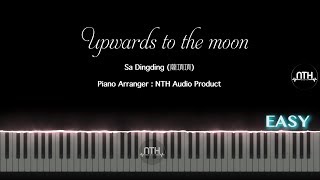 Upwards To The Moon  Sa Dingding  Piano Sheet Easy  薩頂頂《左手指月》  TAY TRÁI CHỈ TRĂNG [upl. by Epilef94]