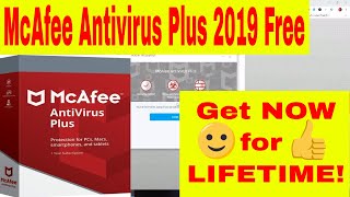 McAfee Antivirus Plus 2019 Full Version Free Activation  McAfee License Key✔️ [upl. by Tod]