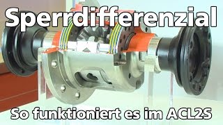 Genfer Salon 2017  So funktioniert die Differenzialsperre im ACL2S von AC Schnitzer [upl. by Xonnel]