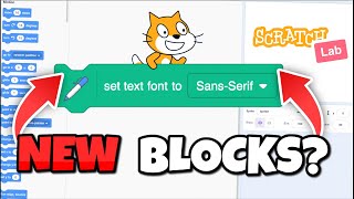 NEW Blocks with Scratch Lab 🧪🧱 [upl. by Skutchan]