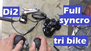 How to install and use full syncro Di2 on a Tri bike [upl. by Hennessey273]