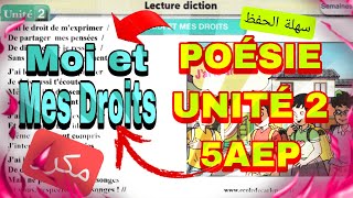 Lecture Diction  Moi et Mes Droits 5aep  Unité2 [upl. by Nae]