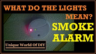 Smoke Alarm  What The Lights Mean [upl. by Ziwot]