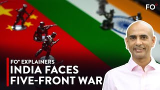 India Faces FiveFront War  FO° Explainers [upl. by Krishnah991]